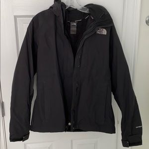 North Face hi vent jacket with shell, size Large